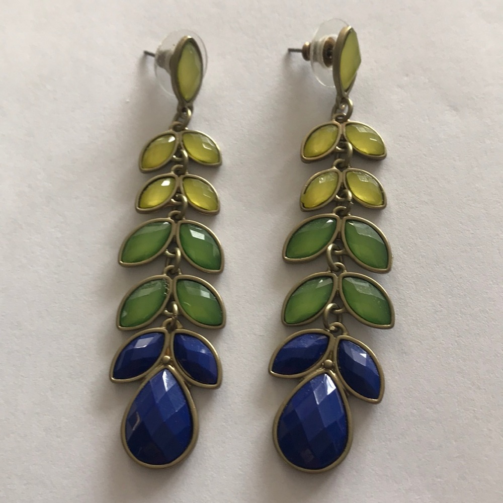 Multicolor drop earrings